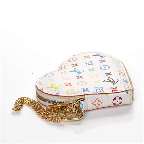 louis vuitton heart coin purse multicolore|Louis Vuitton coin purse round.